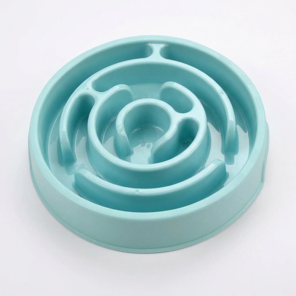 SlowSnout teal maze slow feeder dog bowl